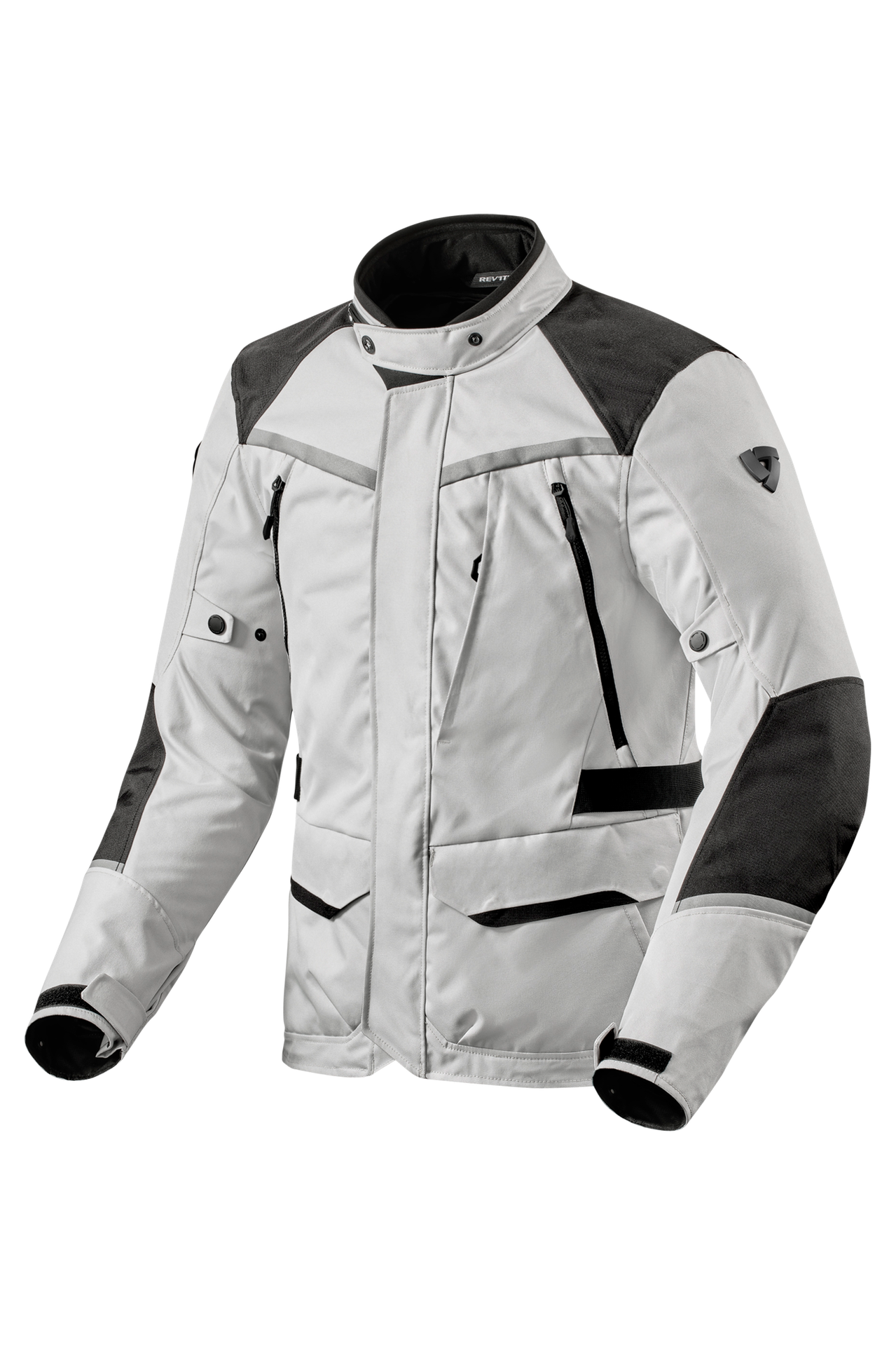 Kurtka Motocyklowa Rev'it! Voltiac 3 H2O Srebrny/Czarny4XL