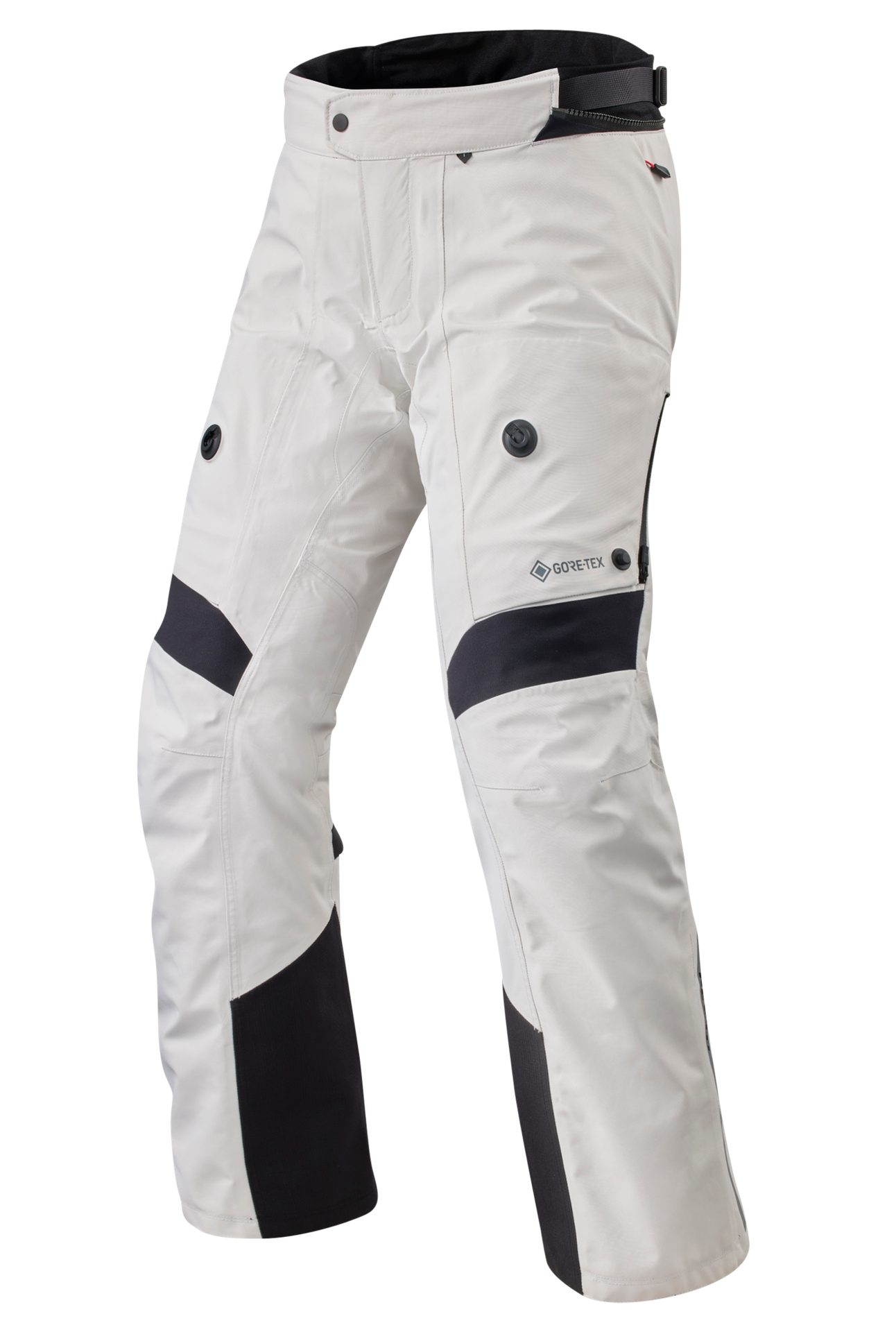 Spodnie Motocyklowe Rev'it! Poseidon 3 GTX Krótsza Nogawka Srebrny/CzarnyL Short