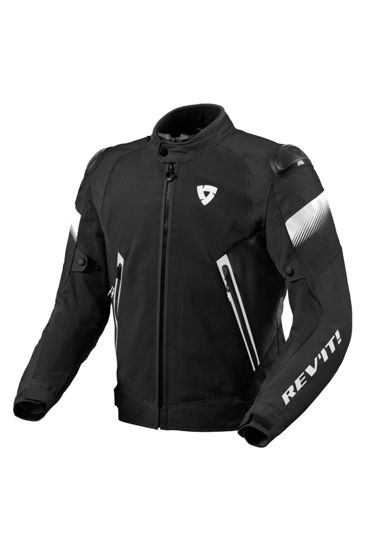 Kurtka Motocyklowa Rev'It! Control Air H2O Czarny/Złamany BiałyL