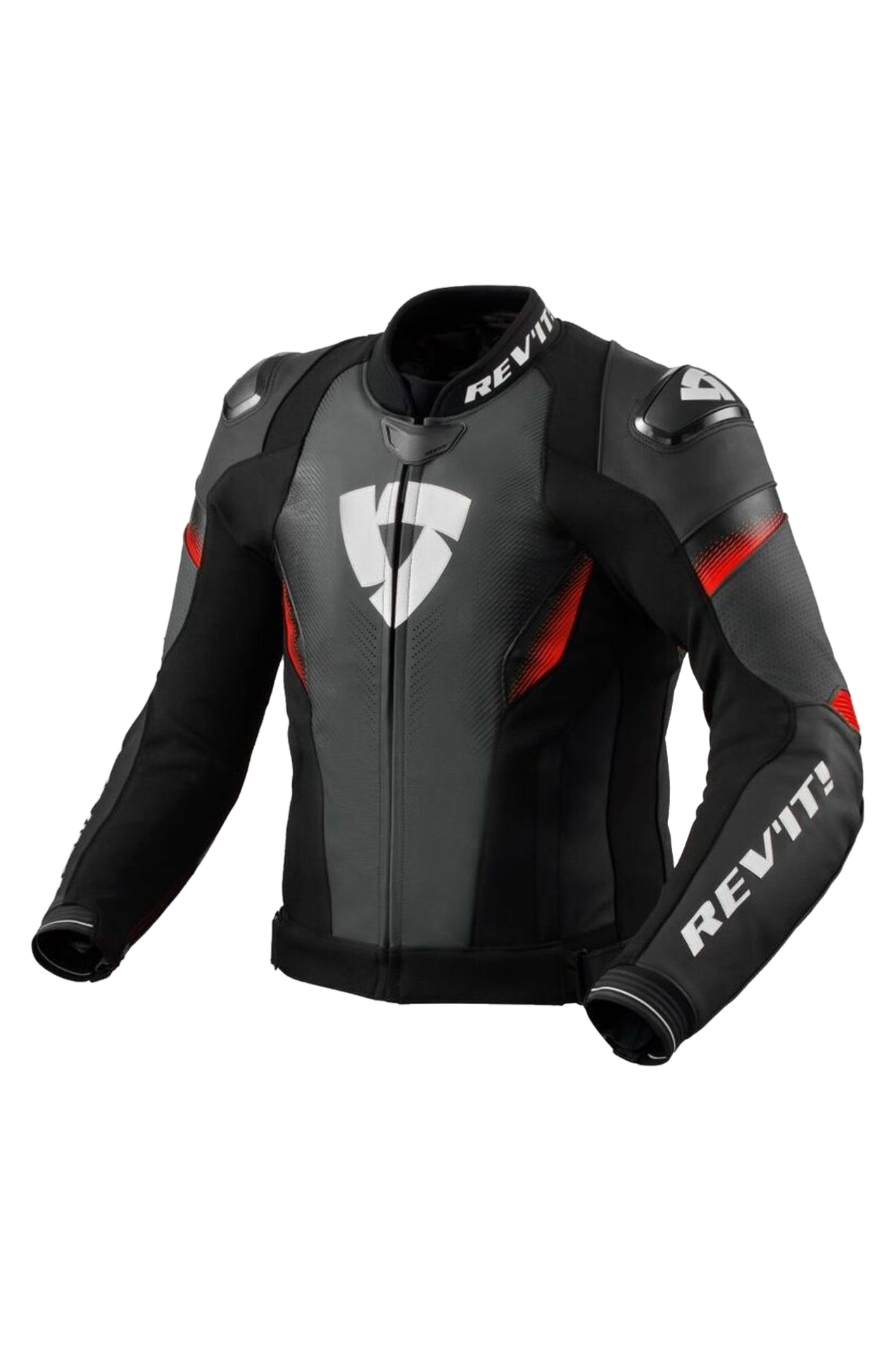 Kurtka Motocyklowe Rev'It! Control Czarny/Neonowy Czerwony48
