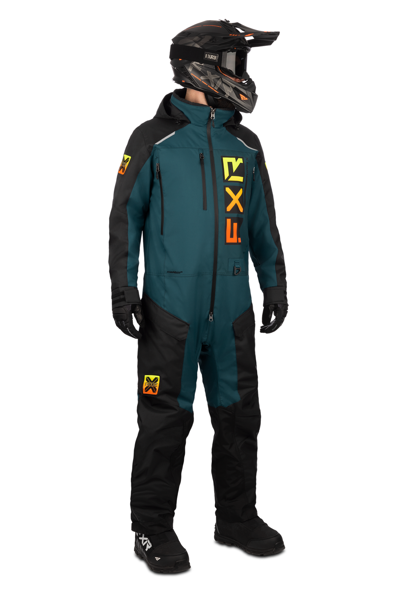 Kombinezon Jednoczęściowy FXR Recruit F.A.S.T. Insulated Ops Czarny/Ciemna stal/InfernoS