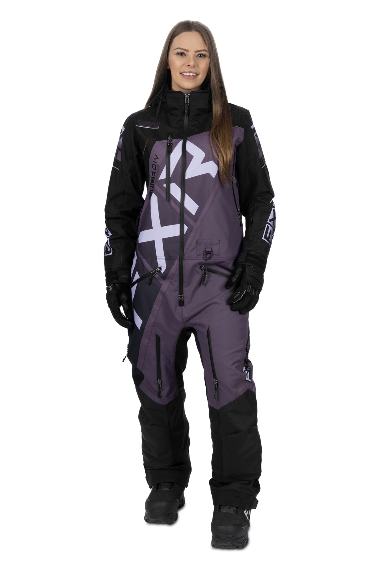 Kombinezon Jednoczęściowy FXR CX F.A.S.T. Insulated Czarny/Stonowany fiolet4