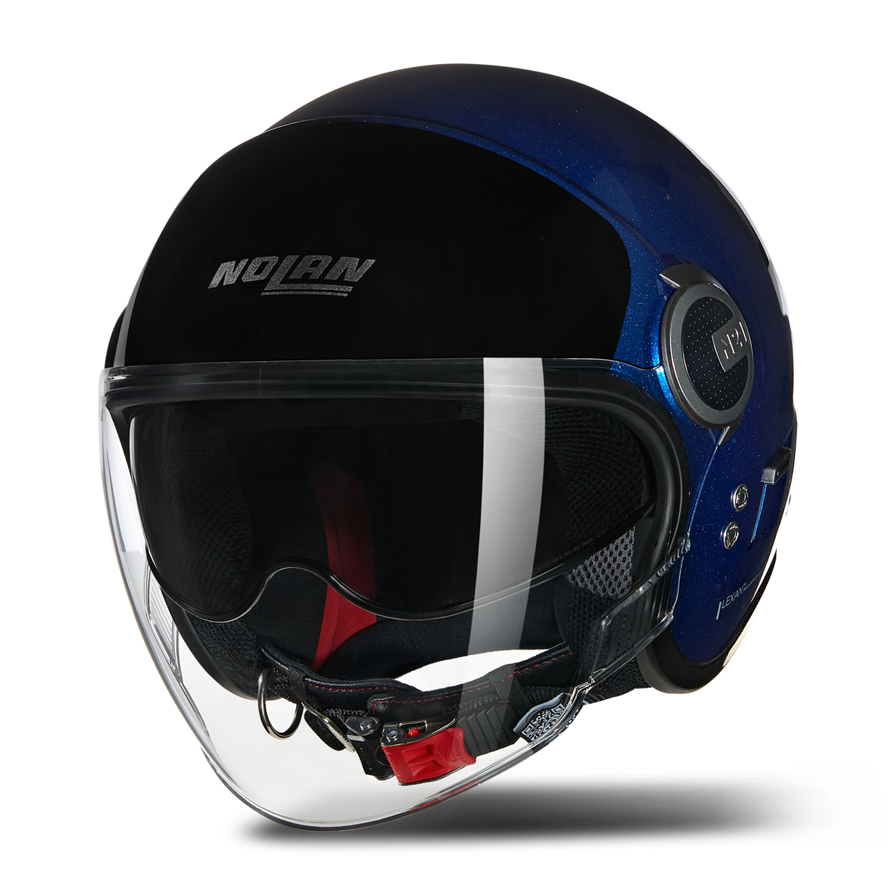 Kask Otwarty Nolan N21 Visor Niebieski/CzarnyM