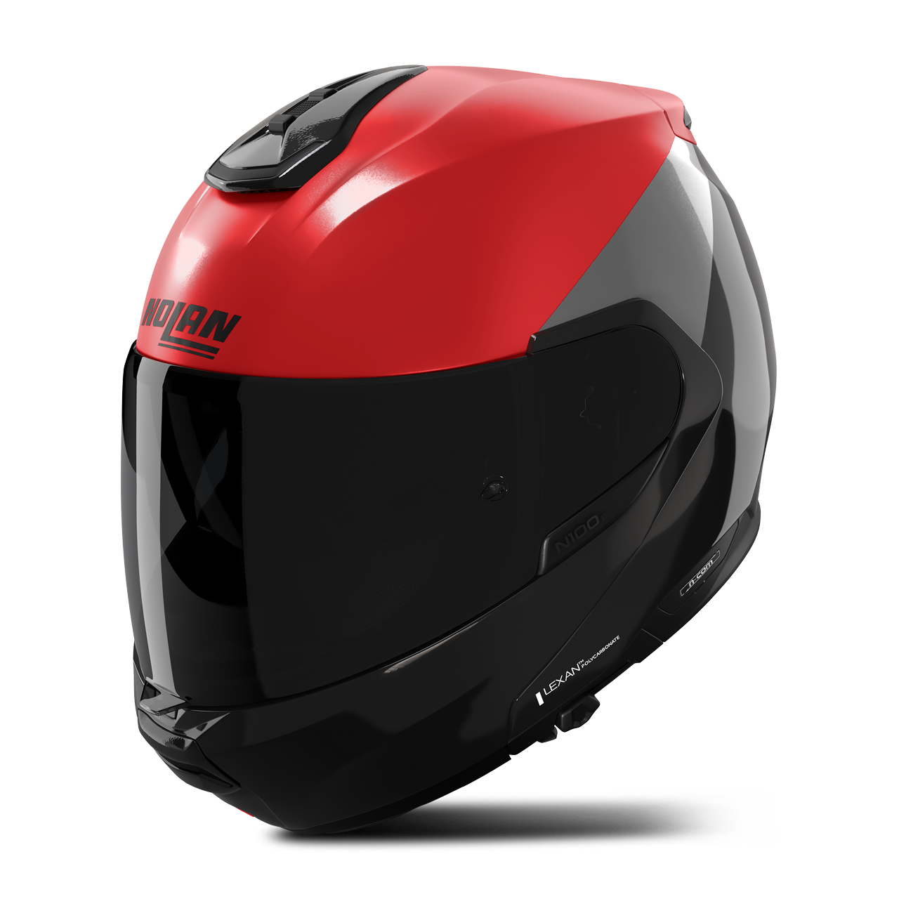 Kask Szczękowy Nolan N100-6 Verniciatura Speciale Czerwony/Czarny/Antracyt MatowyM