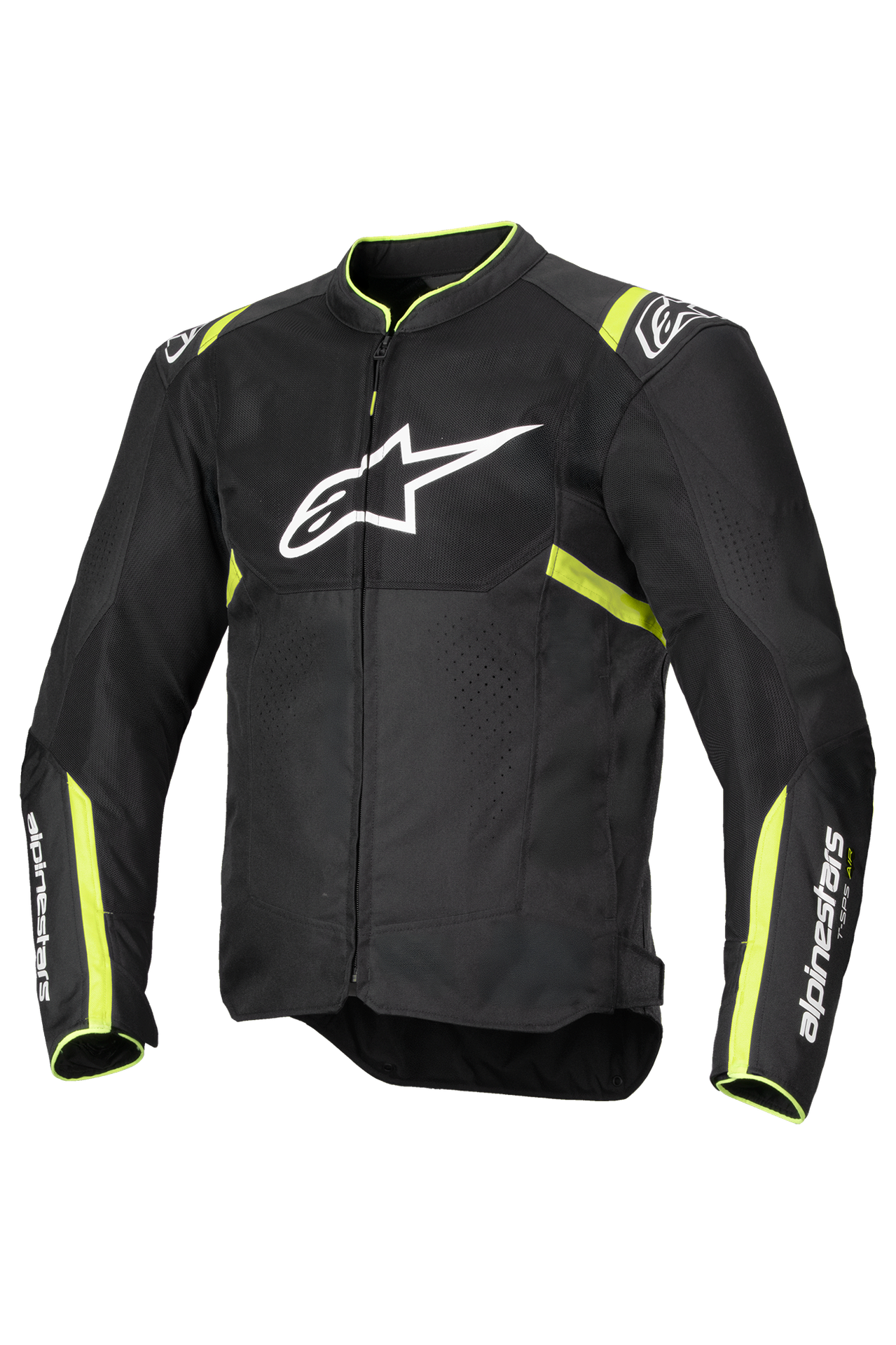 Kurtka Motocyklowa Alpinestars T-SPS Air V2 Czarny/Fluorescencyjny żółtyS