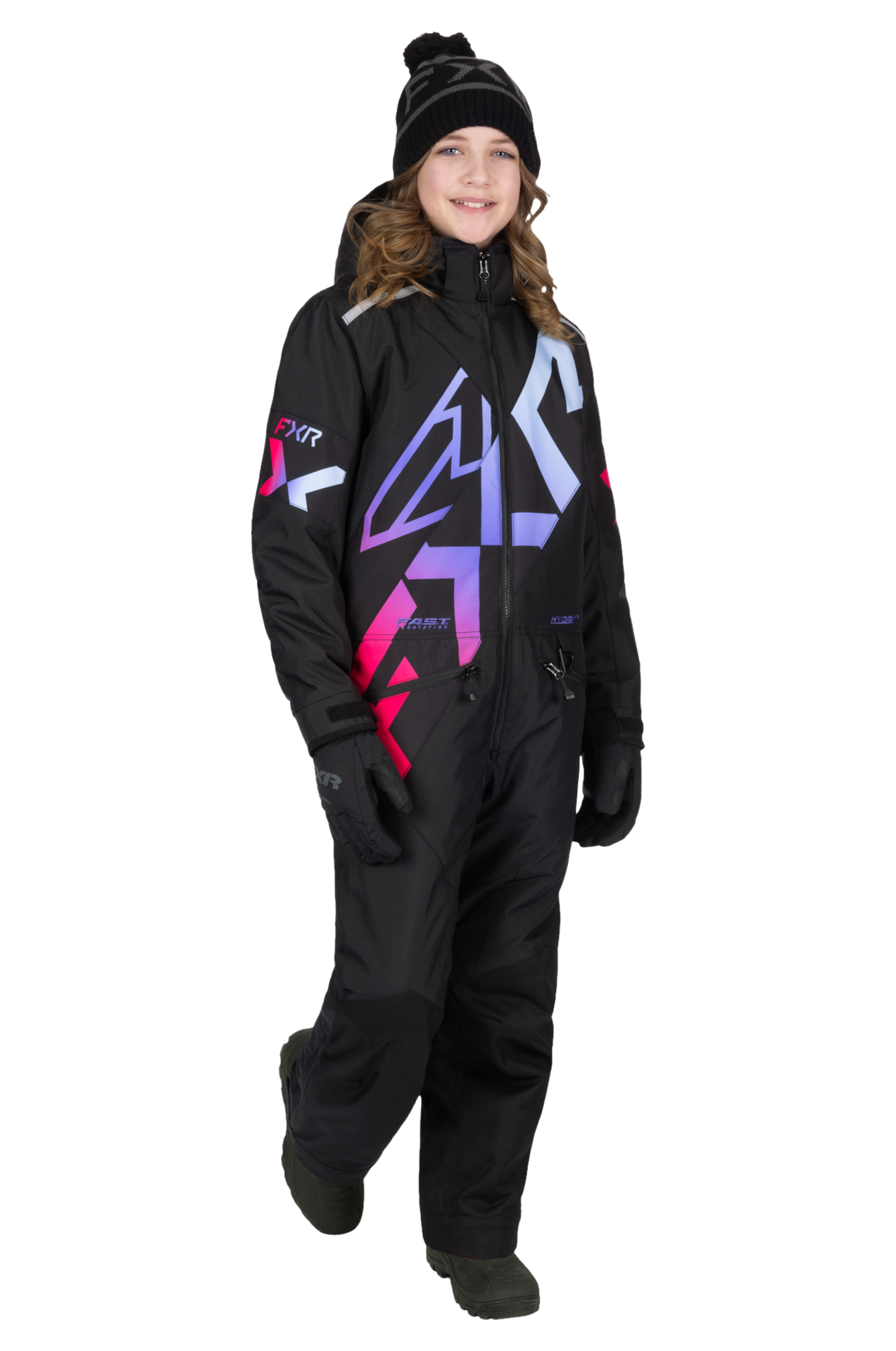 Kombinezon Jednoczęściowy FXR Cold Cross CX 26 Młodzieżowy Czarny/Twilight12