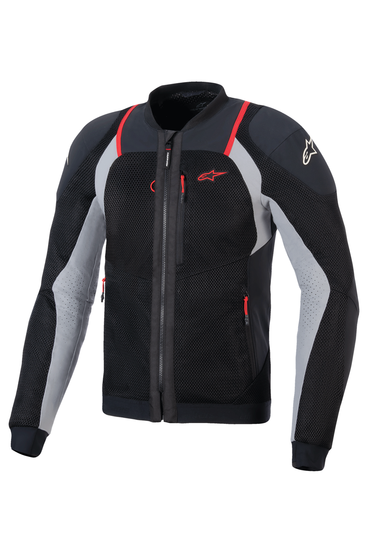 Kurtka Motocyklowa Alpinestars Troop-Air PRO Czarny/Szary/JasnoczerwonyM