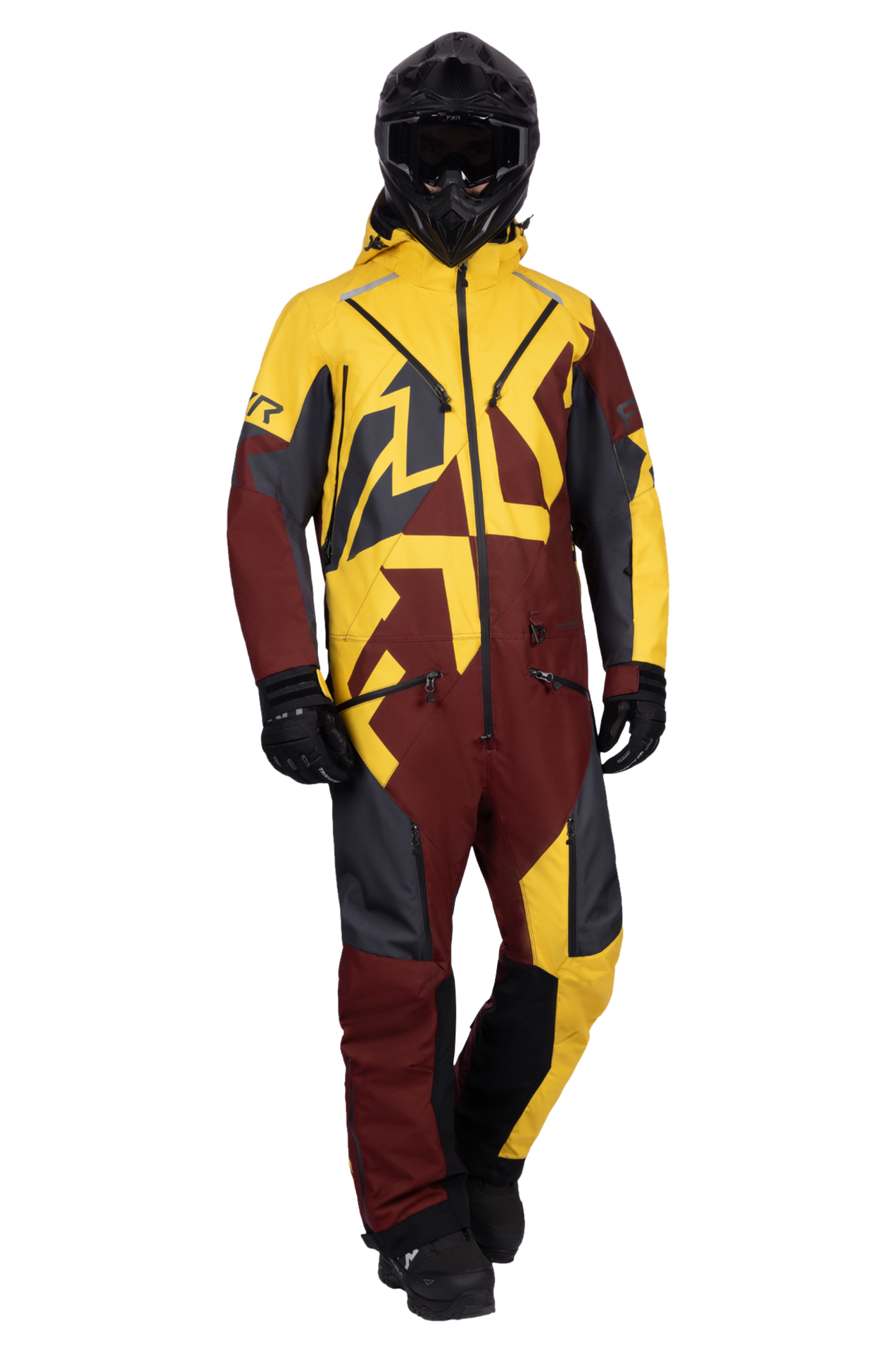 Kombinezon Jednoczęściowy FXR Cold Cross CX Lite 26 Żółty/OxbloodL