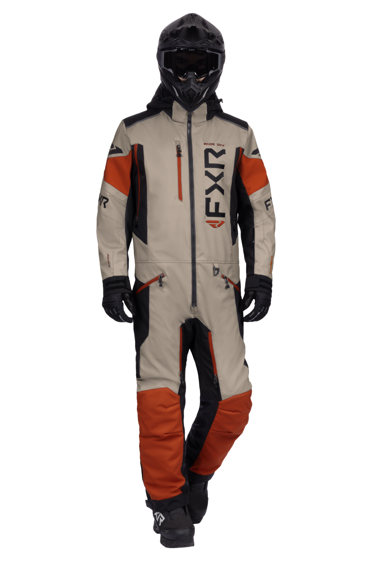 Kombinezon Jednoczęściowy FXR Helium Lite 26 Kamień/Spalona PomarańczaM