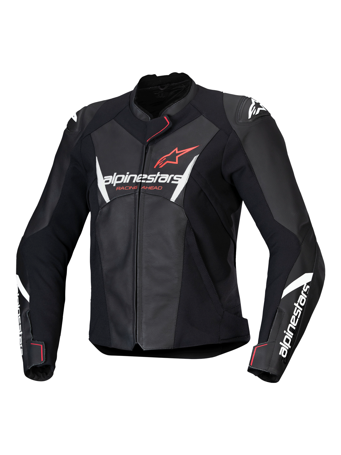 Kurtka Motocyklowa Alpinestars Stella Faster V3 Damska Czarny/Złamany Biały/Fluorescencyjny Koral46