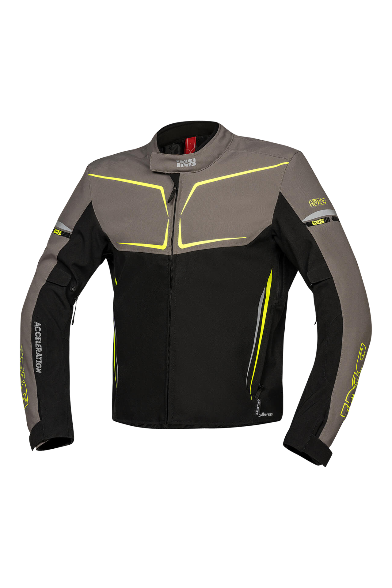 Kurtka Motocyklowa iXS TS Pro ST+ Czarny/Szary/Fluorescencyjny ŻółtyM