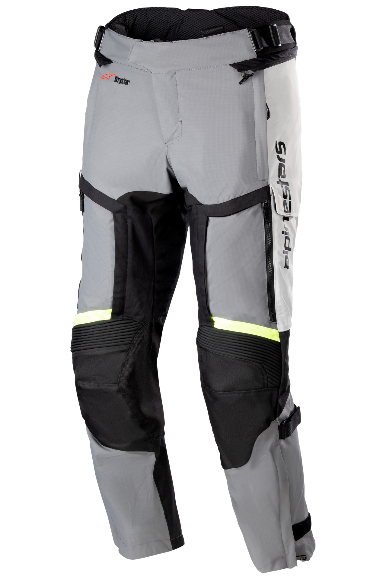 Spodnie Motocyklowe Alpinestars Bogota' Pro Drystar Szary lodowy/Ciemnoszary/Żółty fluorescencyjny3XL