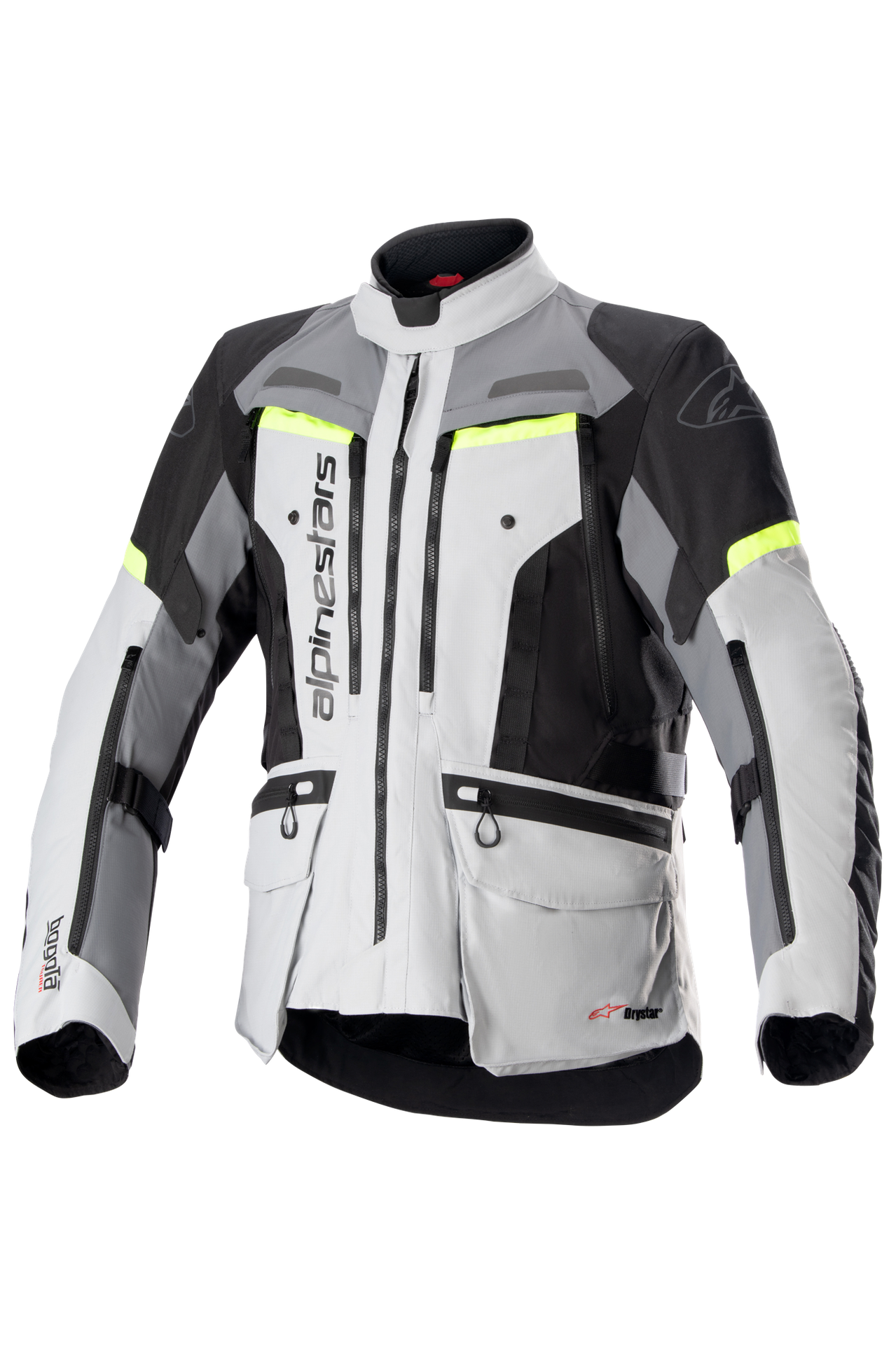 Kurtka Motocyklowa Alpinestars Bogota' Pro Drystar Szary lodowy/Ciemnoszary/Żółty fluorescencyjnyM