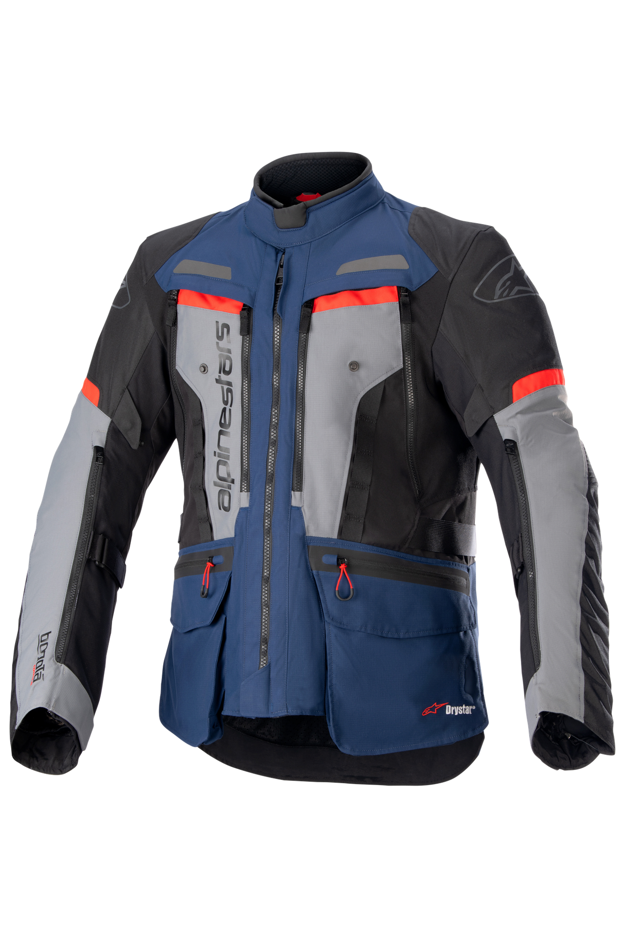 Kurtka Motocyklowa Alpinestars Bogota' Pro Drystar Ciemnoniebieski/Czarny/Jasnoczerwony3XL
