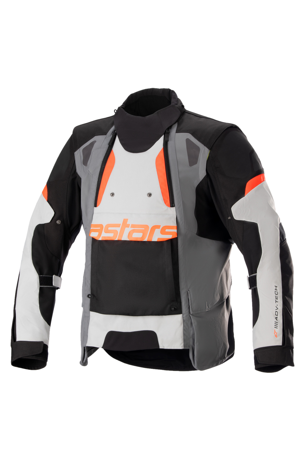 Kurtka Motocyklowa Alpinestars Halo Drystar Ciemnoszary/Lodowy szary/Czarny3XL