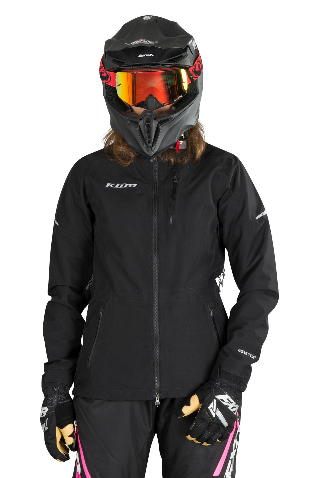 Kurtka na Skuter Śnieżny Klim Alpine Parka Damska CzarnyXS