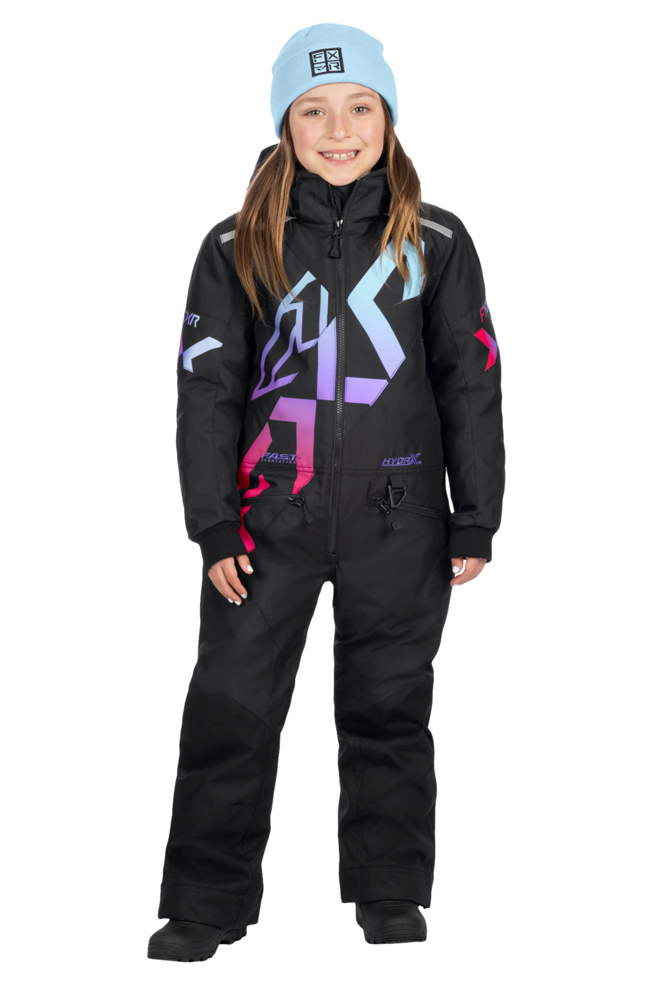 Kombinezon Jednoczęściowy FXR Cold Cross CX 26 Dziecięcy Czarny/Twilight4