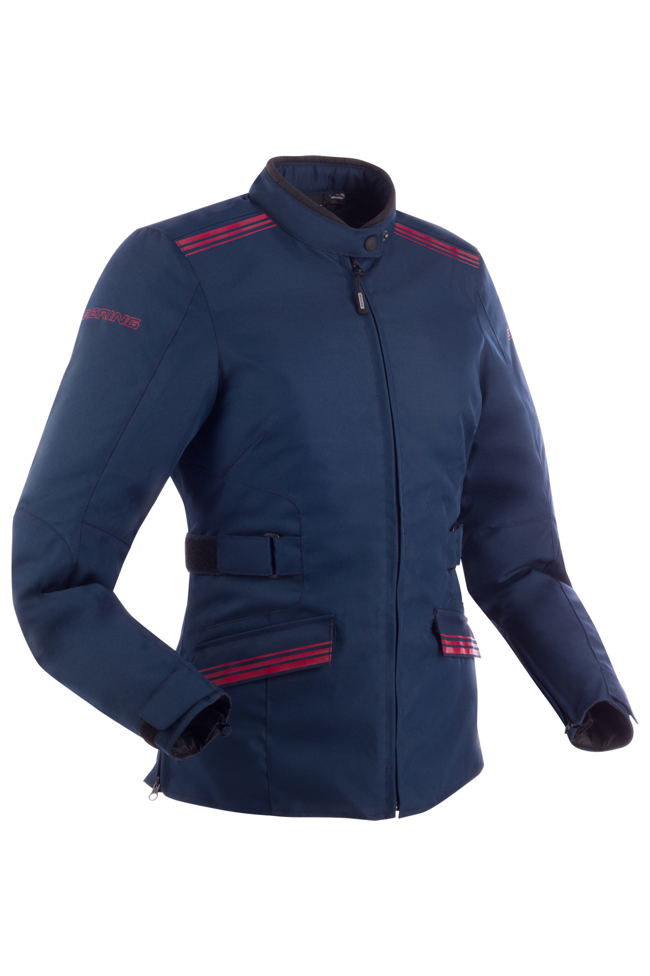 Kurtka Motocyklowa Bering Shine Damska Granatowy/BordowyXL