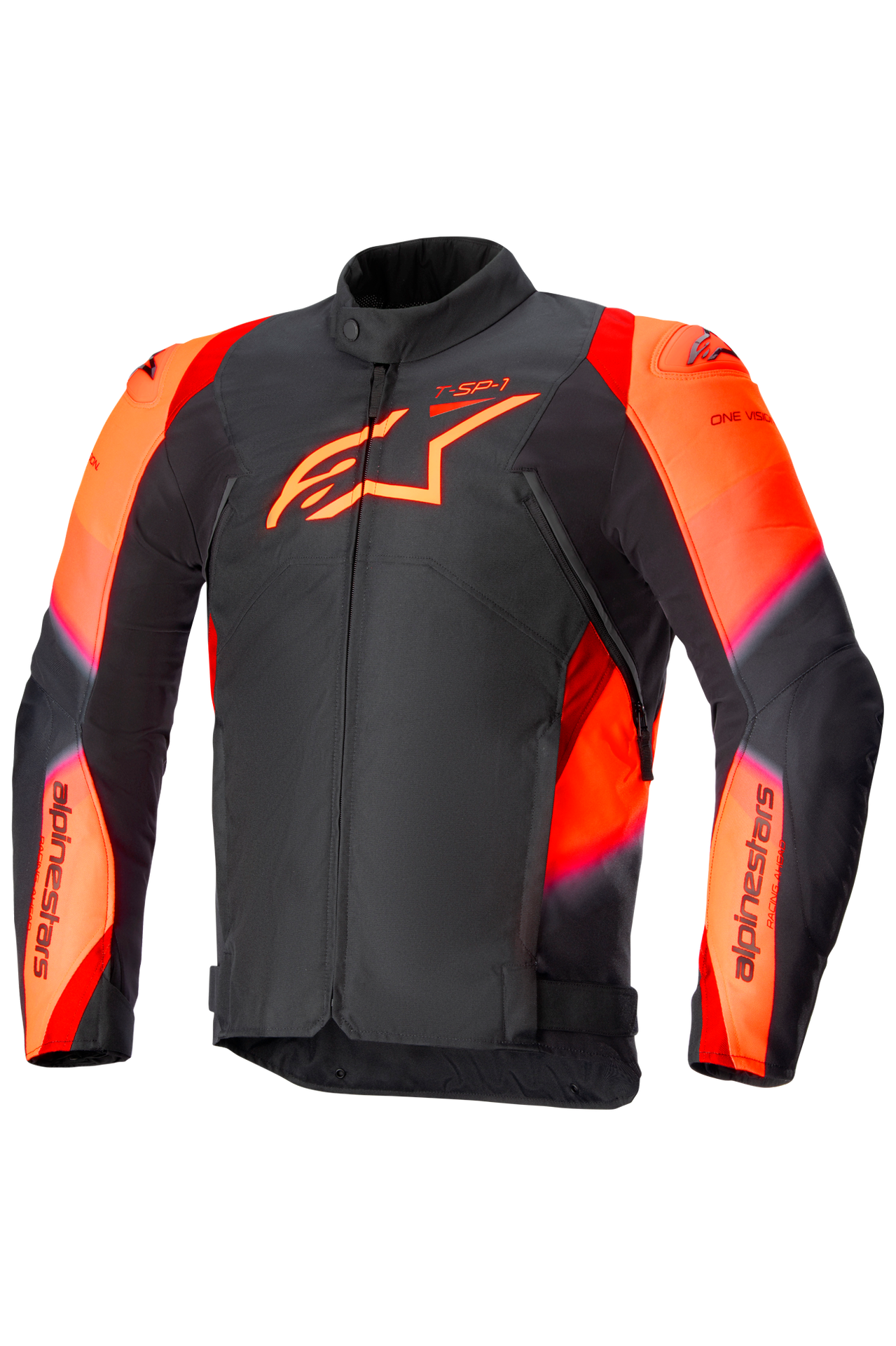 Kurtka Motocyklowa Alpinestars T-SP 1 V2 Wodoodporna Czarny/Czerwony/FluorescencyjnyM