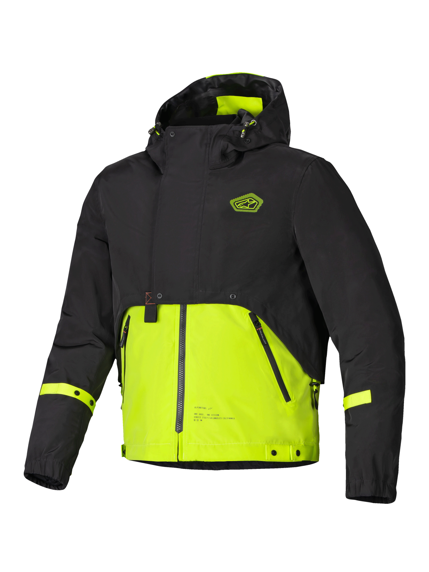 Kurtka Motocyklowa Alpinestars Mootant WP Parka Limonkowy Punch/CzarnyS
