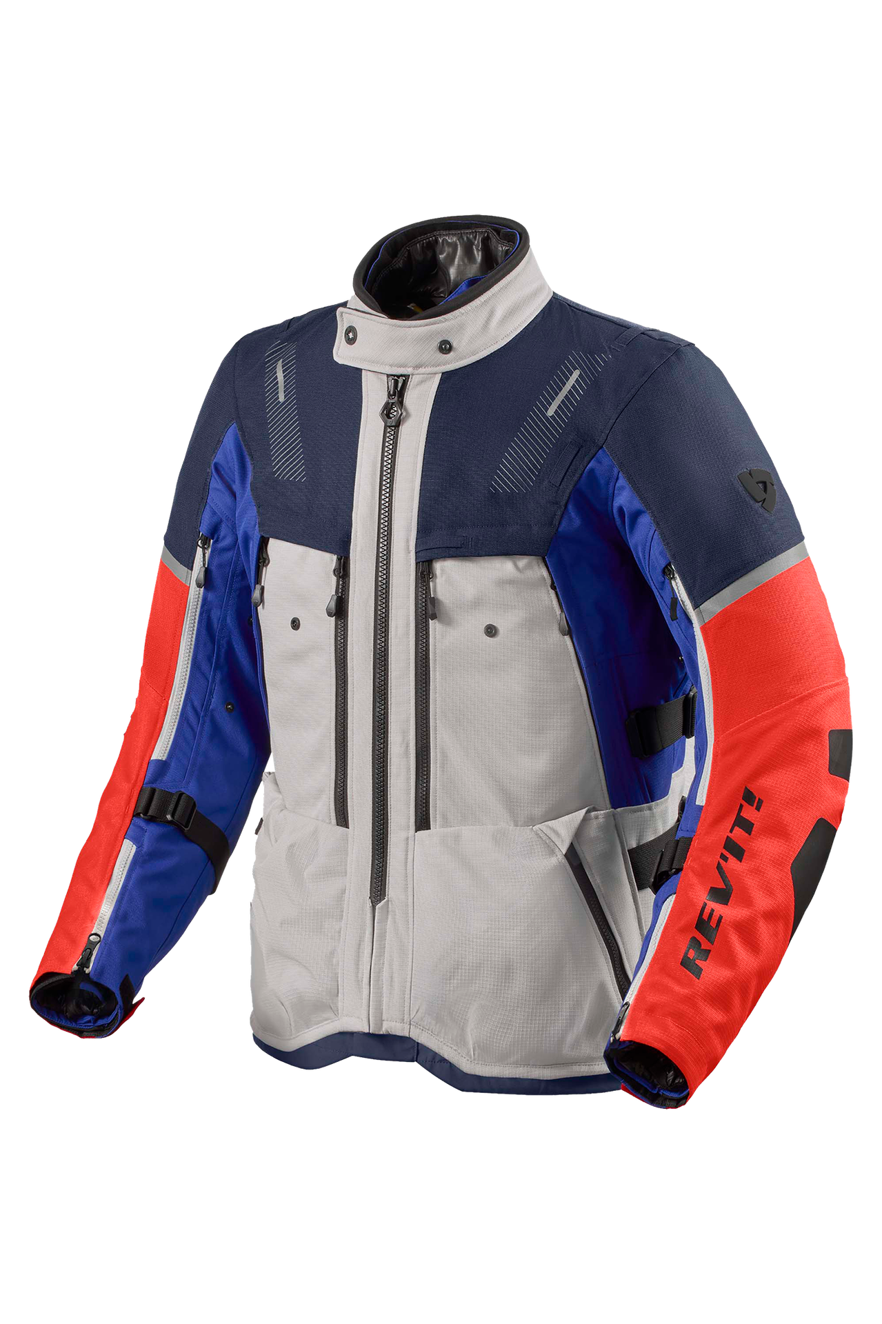 Kurtka Motocyklowa REV'IT! Sand 5 H2O Srebrny/NiebieskiM