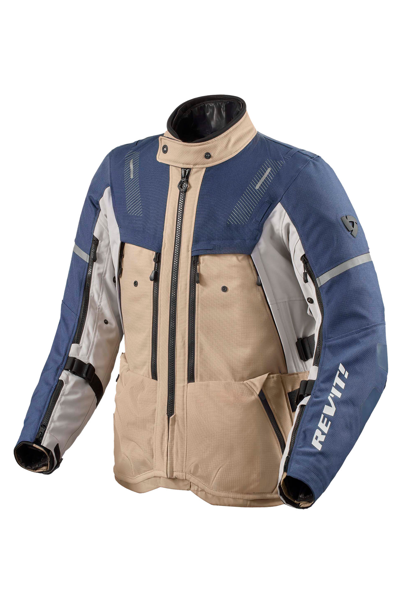 Kurtka Motocyklowa REV'IT! Sand 5 H2O Piaskowy/NiebieskiM