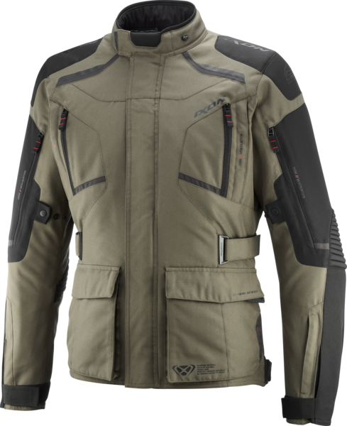 Kurtka Motocyklowa Ixon Midgard Khaki/CzarnyL