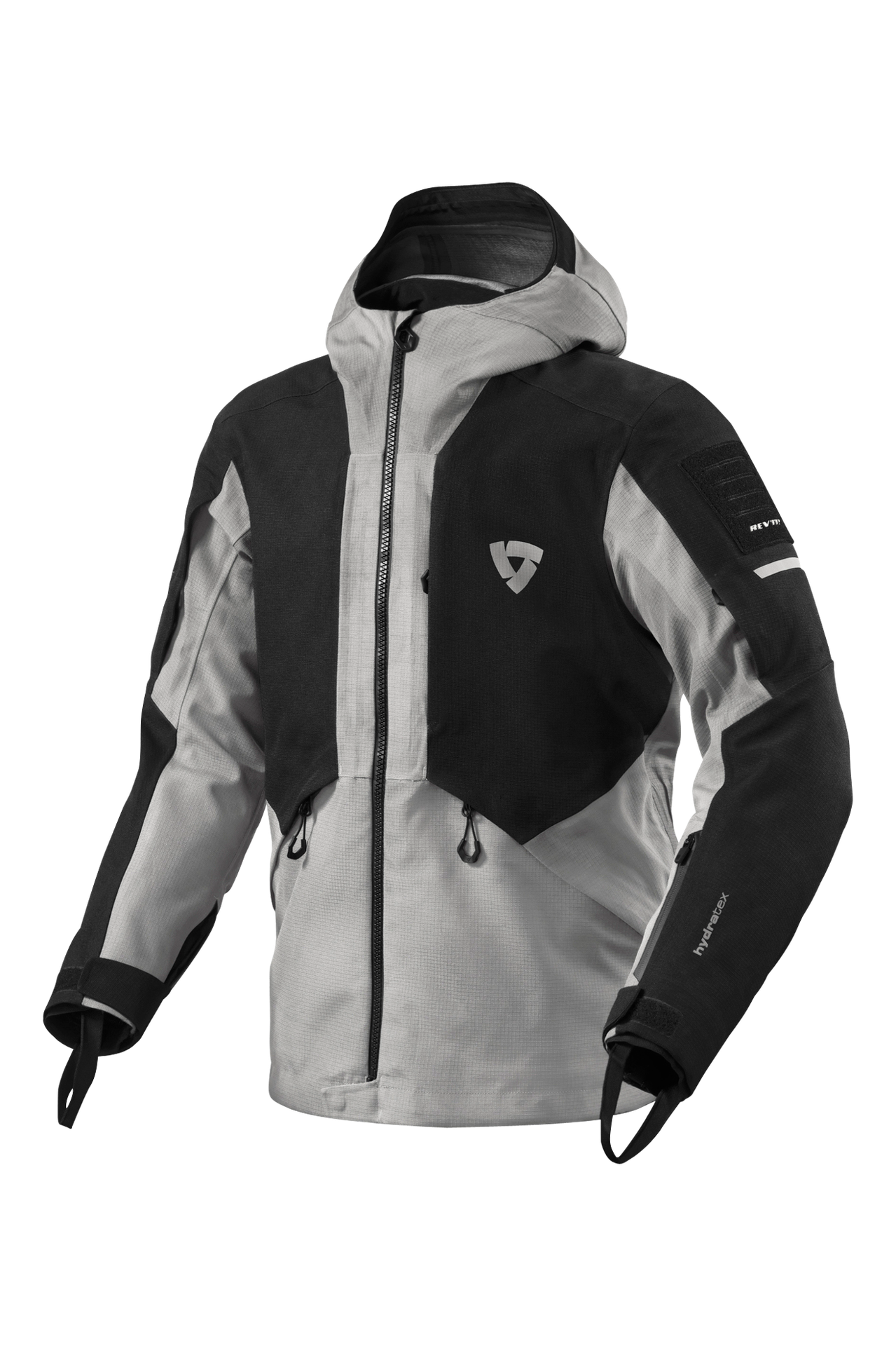 Kurtka Motocyklowa REV'IT! Tectonic H2O Czarny/Jasnoszary3XL