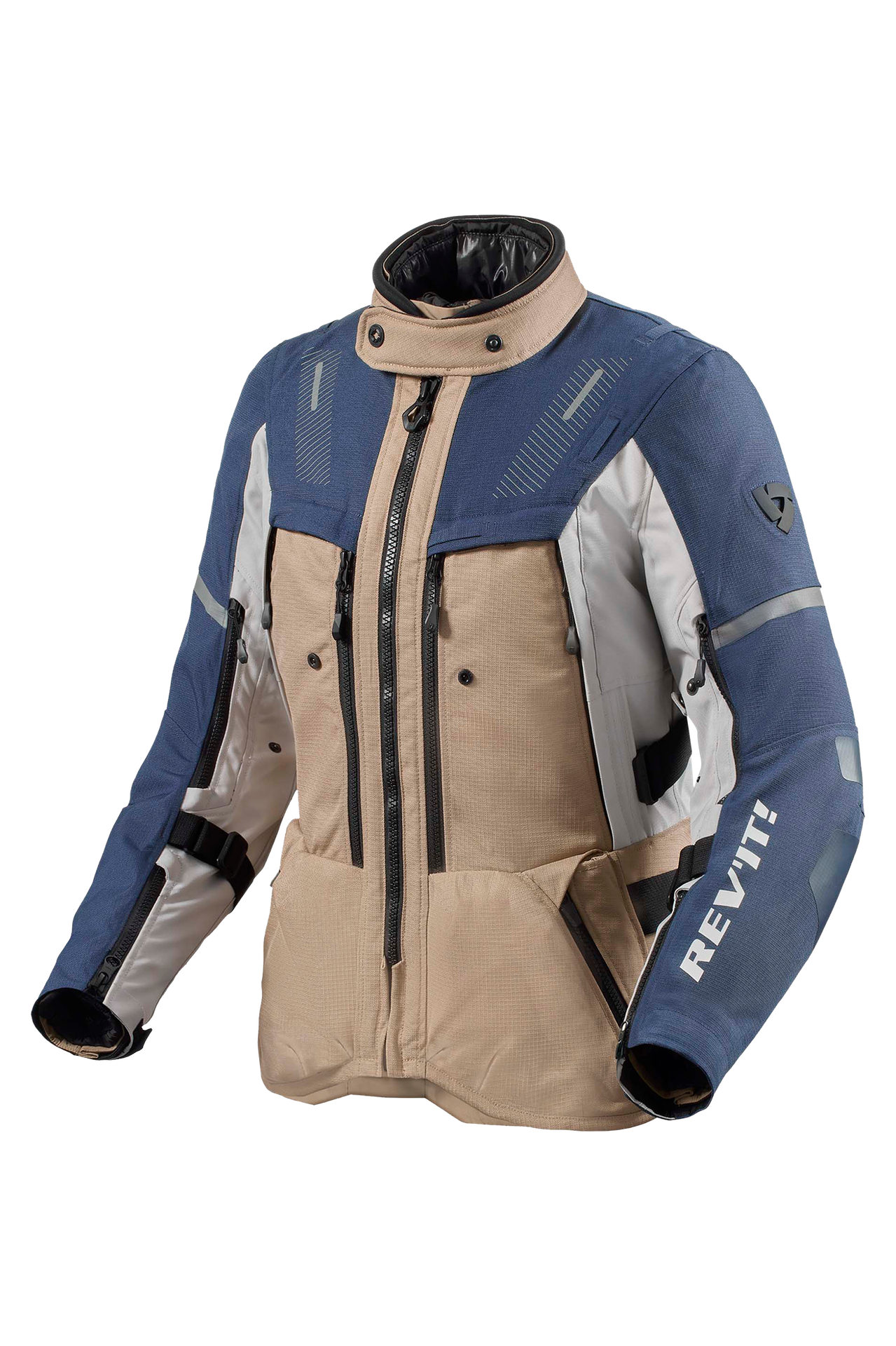 Kurtka Motocyklowa REV'IT! Sand 5 H2O Damska Piaskowy/Niebieski38