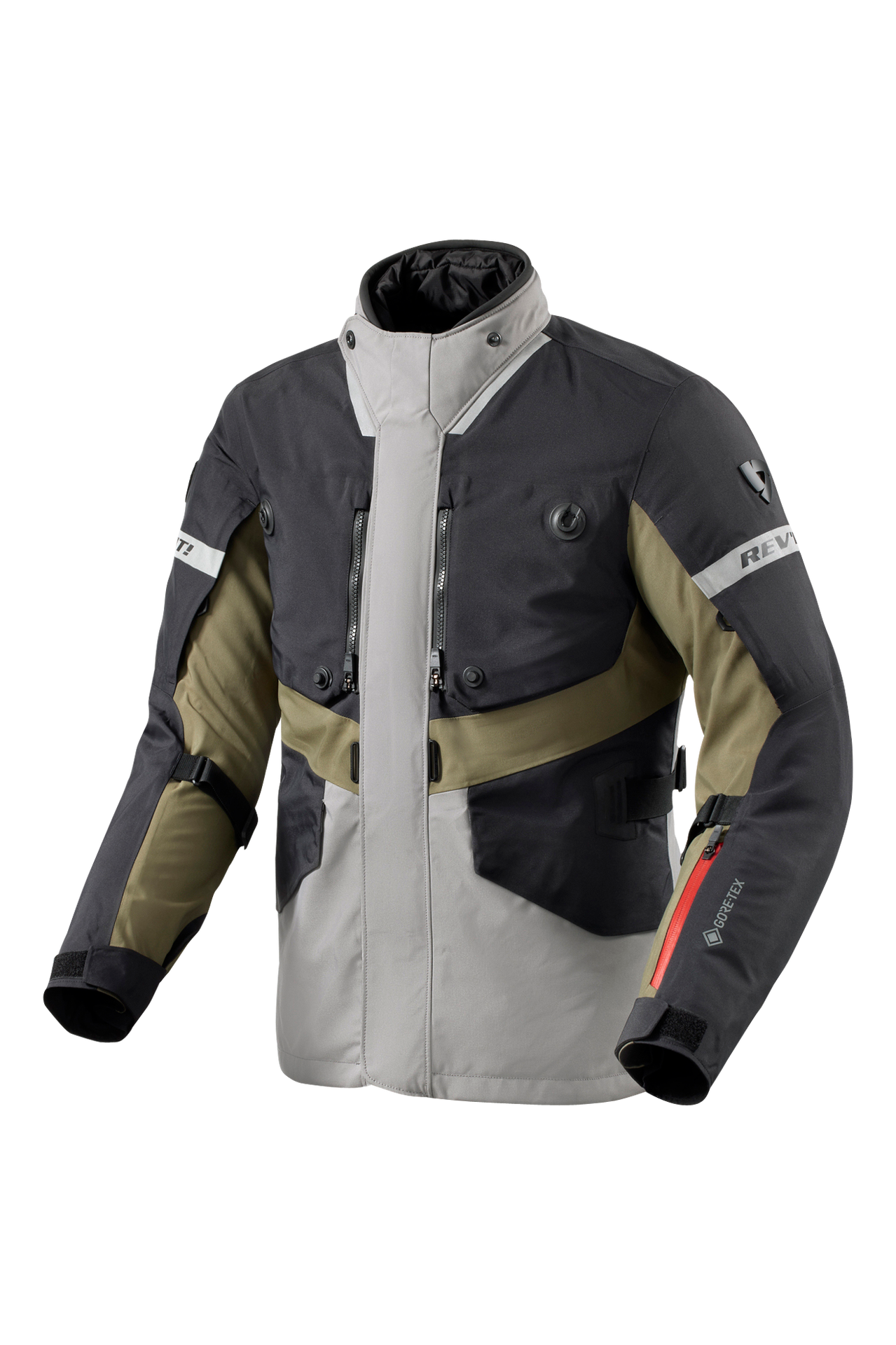 Kurtka Motocyklowa REV'IT! Neptune 3 GTX Czarny/CiemnozielonyXL