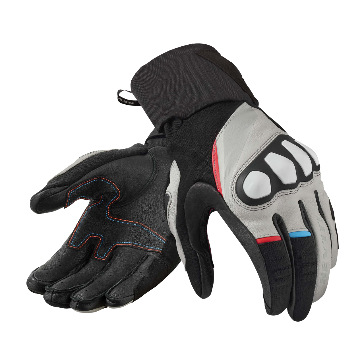 Rękawice Motocyklowe REV'IT! Combustion Czarny/JasnoszaryM