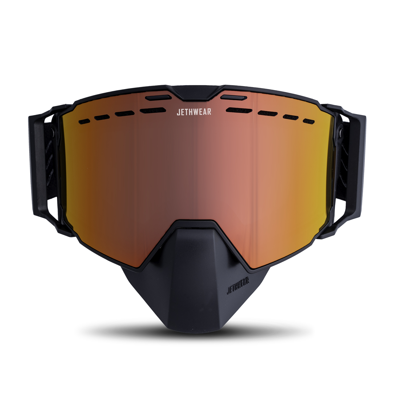 Gogle na Skuter Śnieżny Jethwear Line + Zapasowa Soczewka Czarny