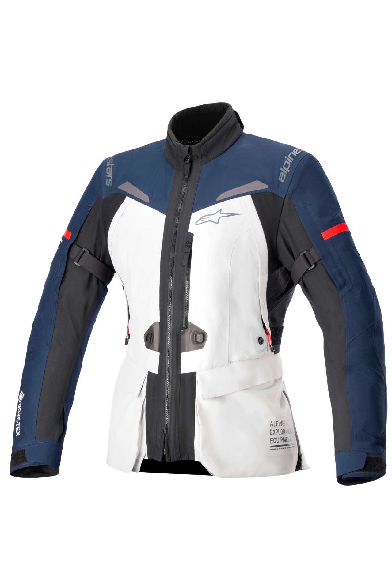 Kurtka Motocyklowa Alpinestars Stella ST-7 2L Gore-Tex Damska Lodowy szary/Ciemnoniebieski/CzarnyS
