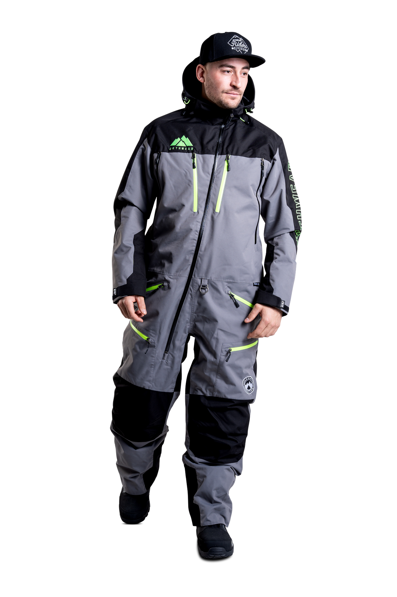 Kombinezon Jednoczęściowy Jethwear The One Szary/ZielonyM