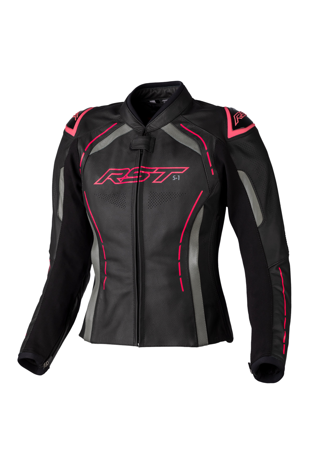 Kurtka Motocyklowa RST S1 Damska Neonowy Różowy8