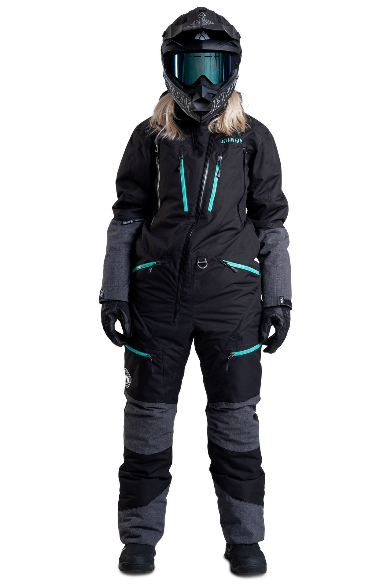 Kombinezon Jednoczęściowy Jethwear Freedom Shell Damski CzarnyM