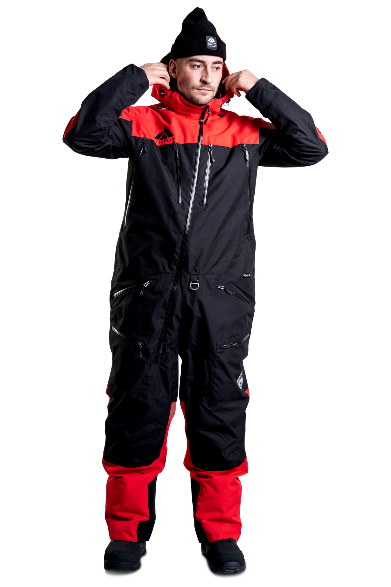 Kombinezon Jednoczęściowy Jethwear The One Shell Czarny/CzerwonyM