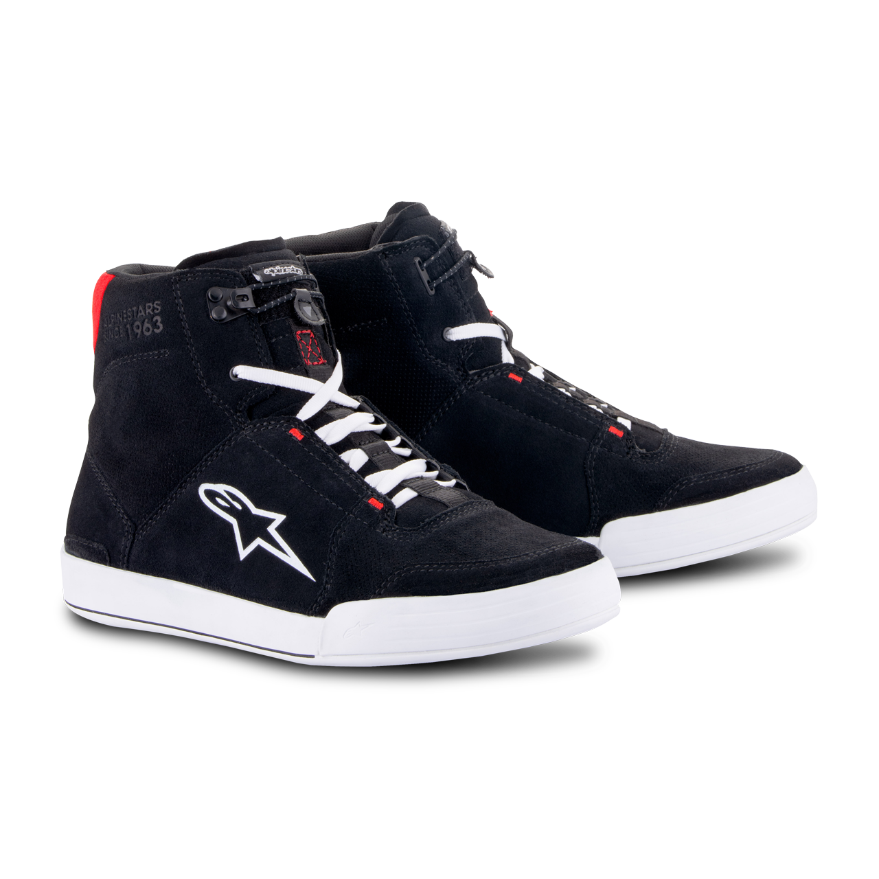 Buty Motocyklowe Alpinestars Chrome Czarny/Złamany Biały/Czerwony47