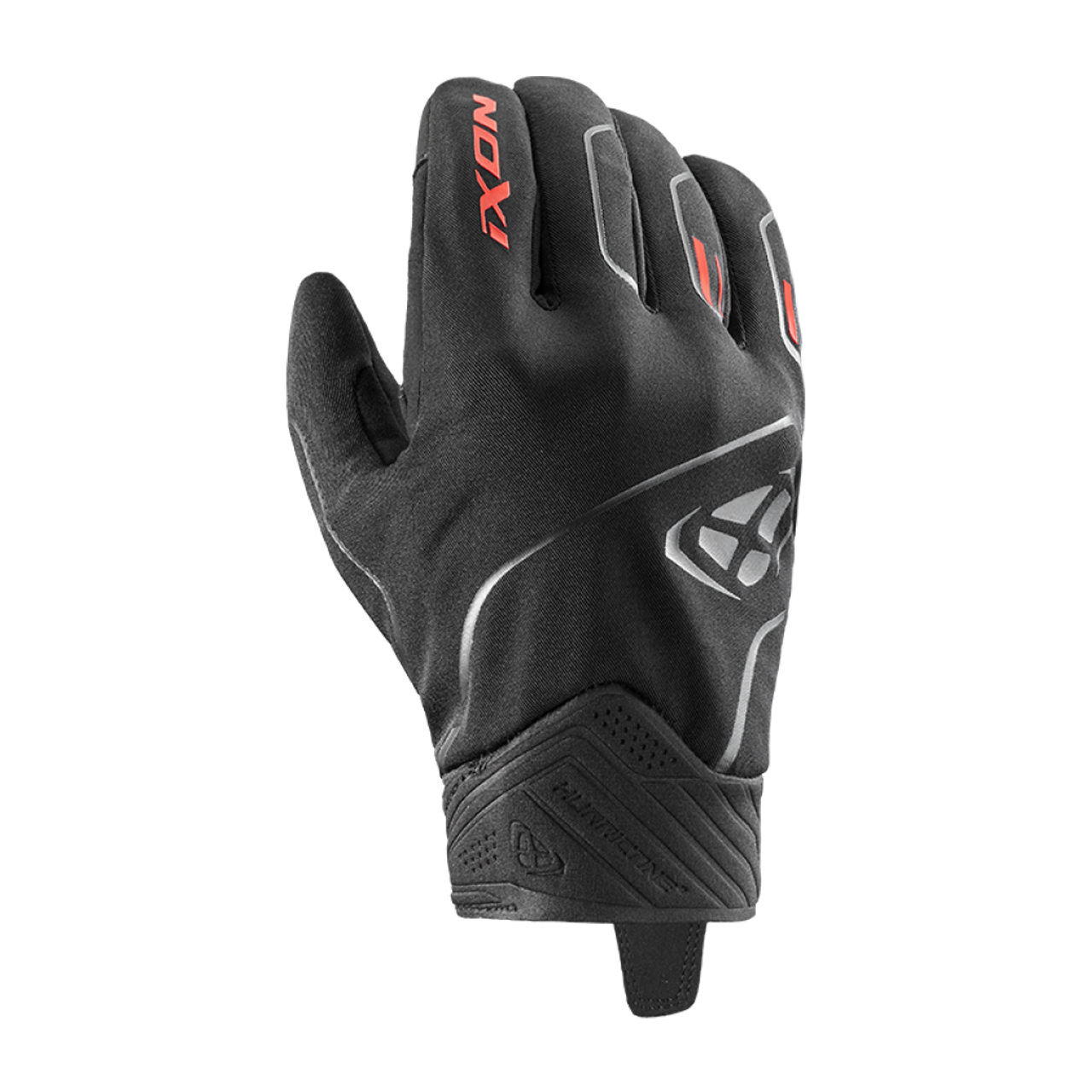 Rękawice Motocyklowe Ixon PRO Hurricane 2 Czarny/JasnoczerwonyM