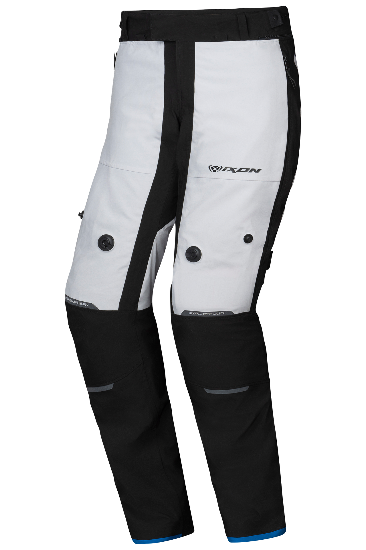 Spodnie Motocyklowe Ixon M-SKD Szary/NiebieskiXL