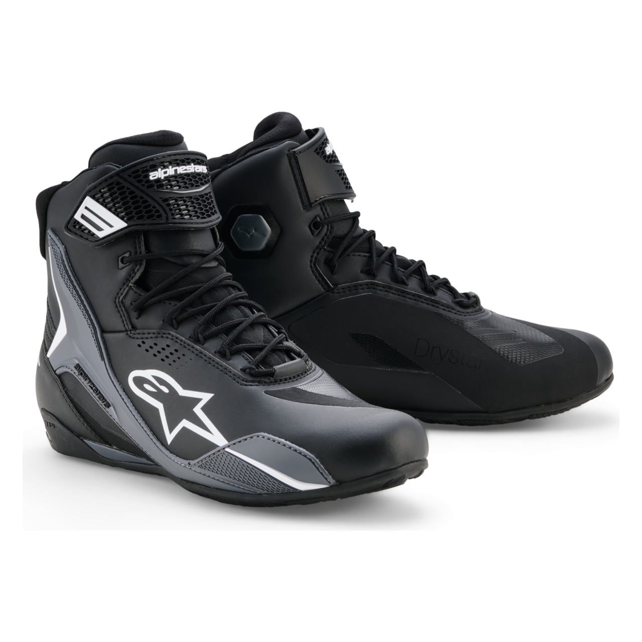 Buty Motocyklowe Alpinestars Faster-4 Drystar Czarny/Chłodny Szary/Biały38