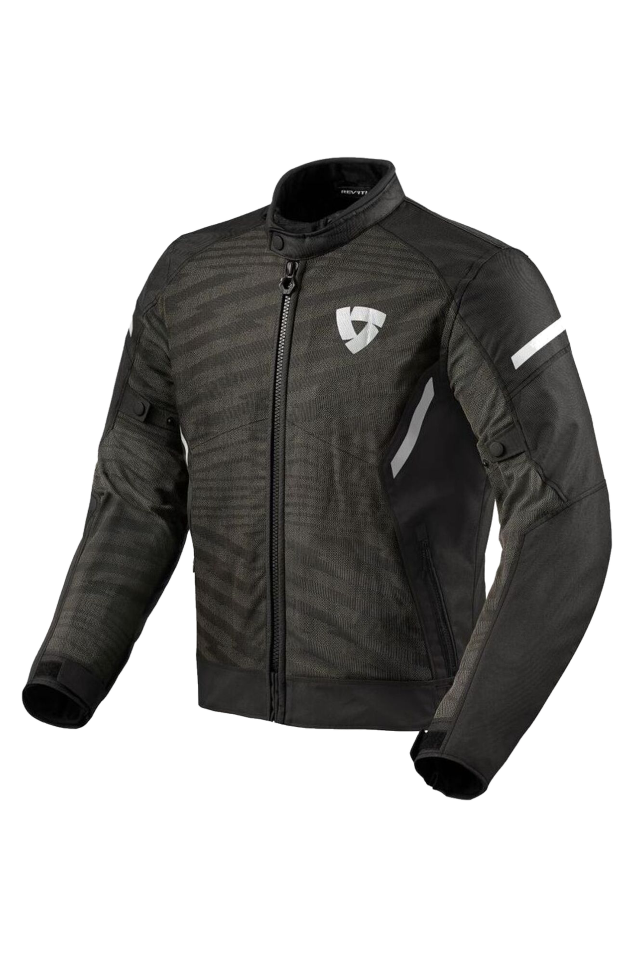 Kurtka Motocyklowa Rev'It! Torque 2 H2O Czarny/Złamany BiałyXXL