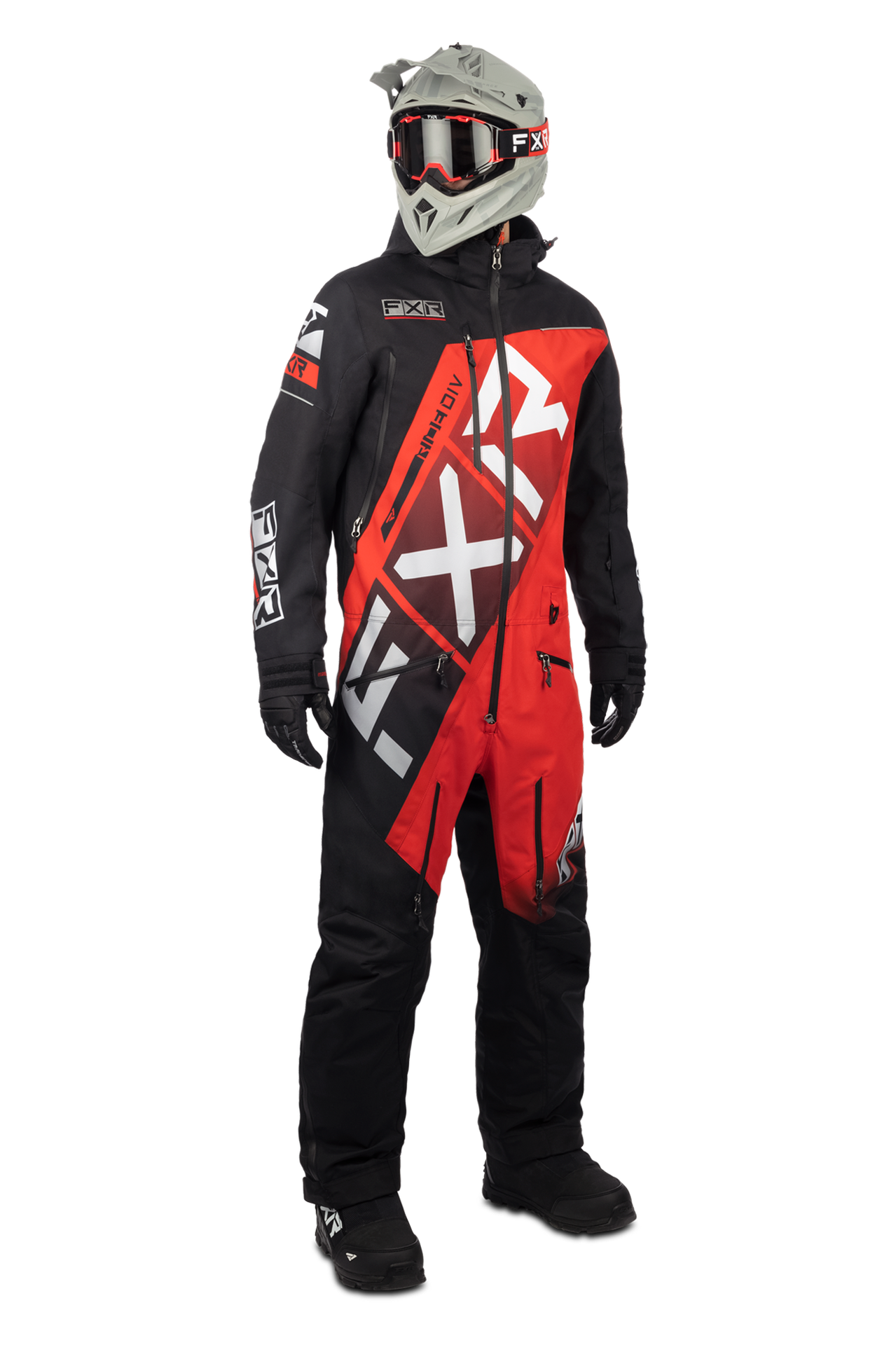 Kombinezon Jednoczęściowy FXR CX F.A.S.T. Insulated Czarny/CzerwonyL