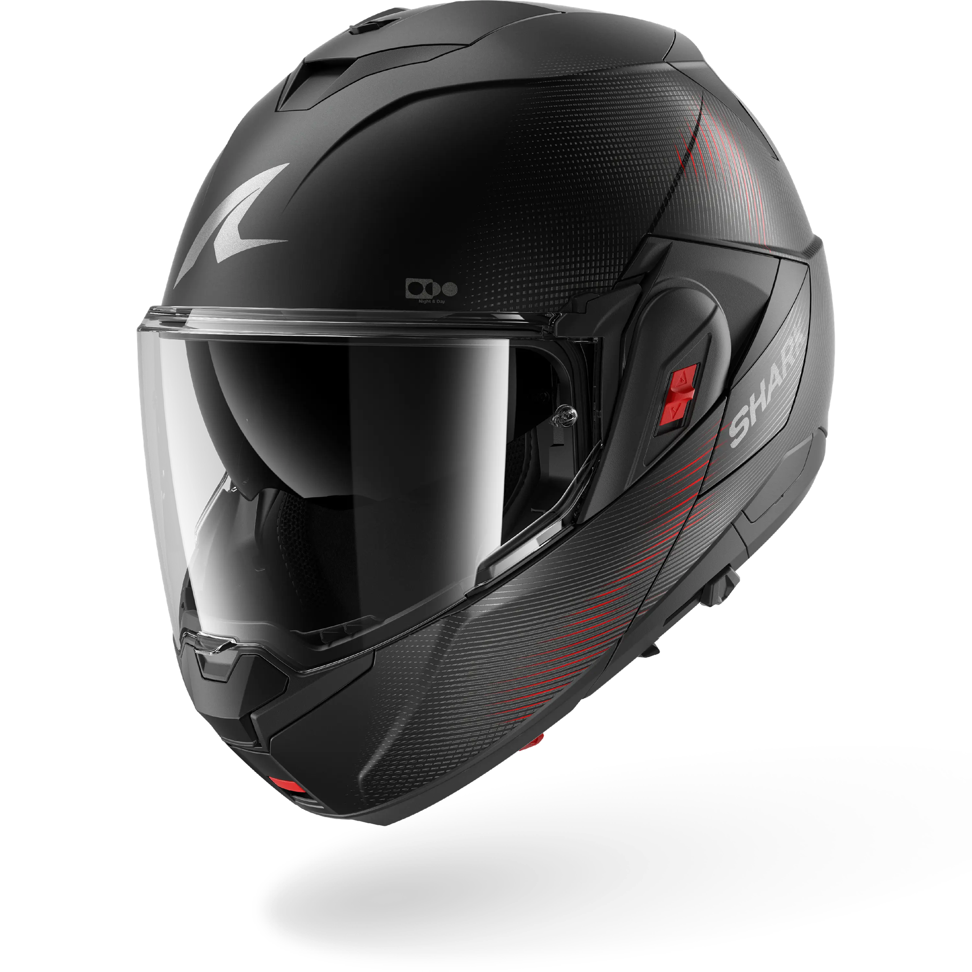 Kask Szczękowy Shark OXO SP Lyne Czarny/AntracytowyXL