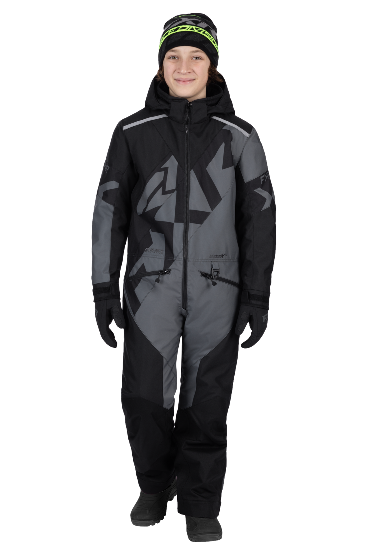 Kombinezon Jednoczęściowy FXR Cold Cross CX 26 Młodzieżowy Czarny/Ciemnoszary14