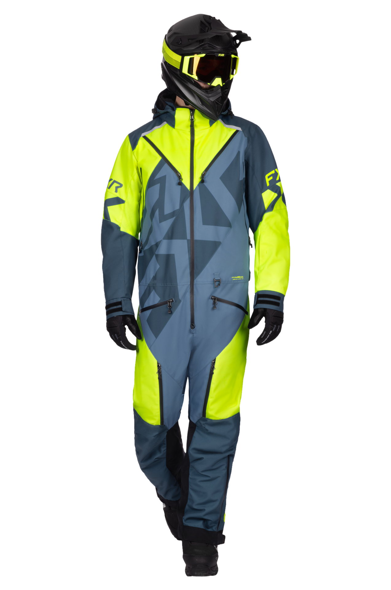 Kombinezon Jednoczęściowy FXR Cold Cross CX Lite 26 Jasny Stalowy/HiVisXL