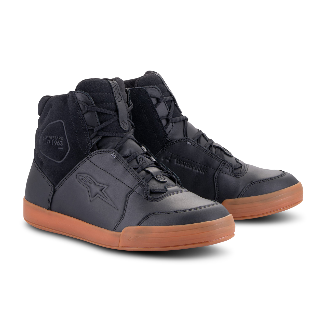 Buty Motocyklowe Alpinestars Chrome Waterproof Gum Czarny/Guma41