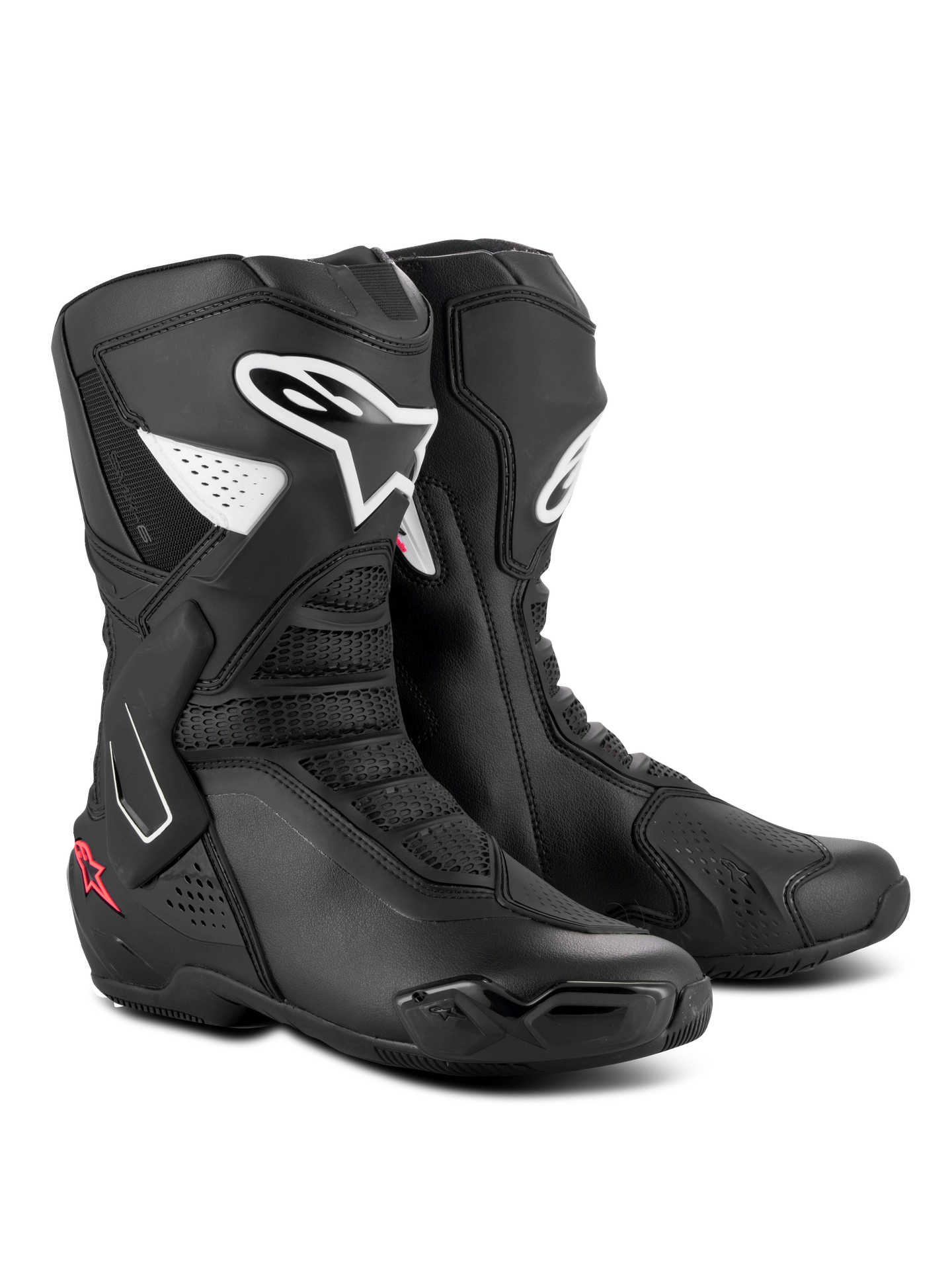 Buty Motocyklowe Alpinestars Stella SMX-6 V3 Damskie Czarny/Złamany Biały/Różowy43