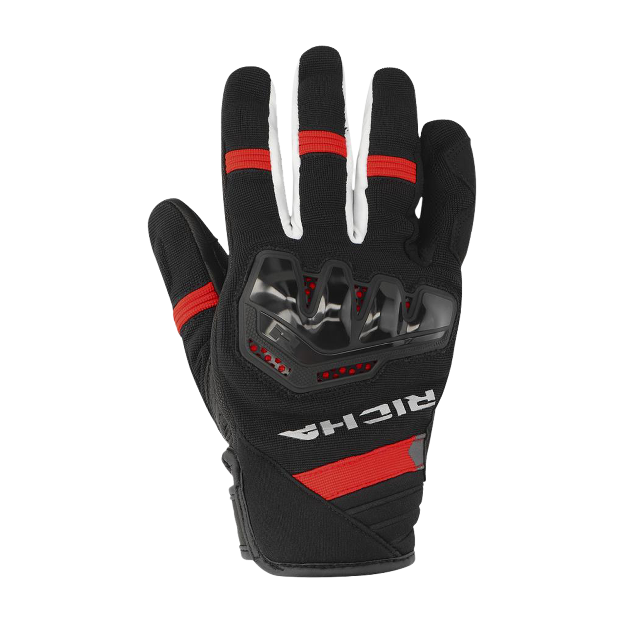 Rękawice Motocyklowe Richa Stradale Summer Czarny/CzerwonyXXXL