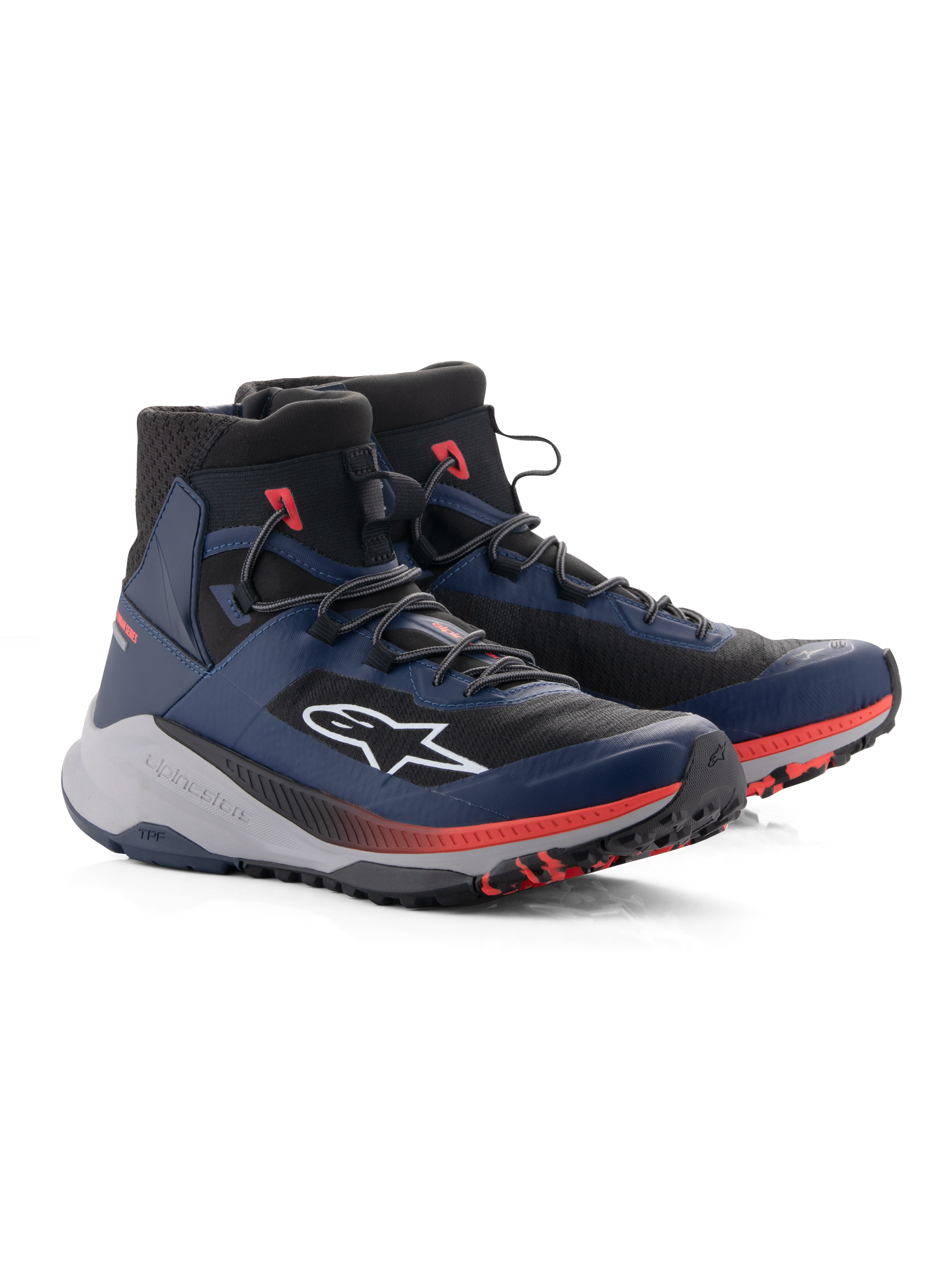 Buty Motocyklowe Alpinestars Speedforce XR Niebieski/Czarny/Fluorescencyjny czerwony43